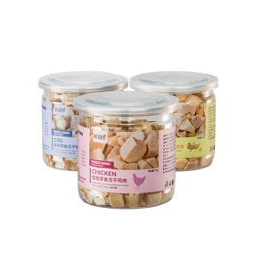 Pet Treats Factory - Small Cans Freeze-Dried Chicken Duck Cod Quail Egg Yolk Granules Nutritious Treats