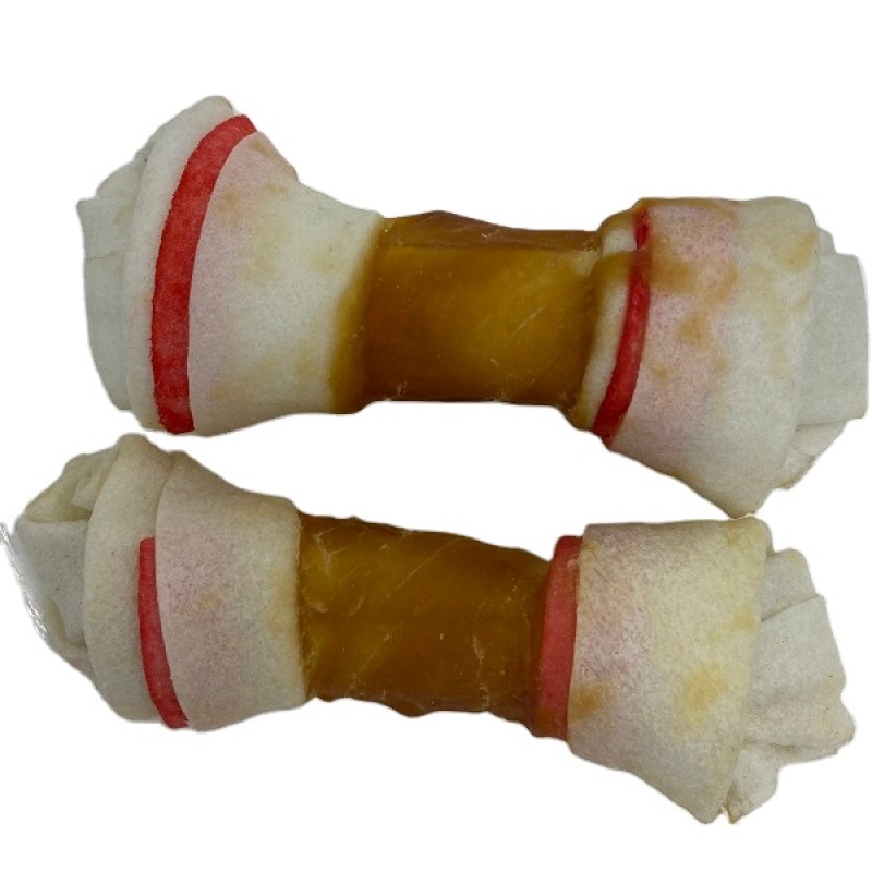 Rawhide Chews Manufacturer - Private Label Natural Chicken Rawhide Cowhide Roll Dog Chew Treats