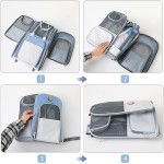 Large Pet Backpack Factory - New Design Foldable Mesh