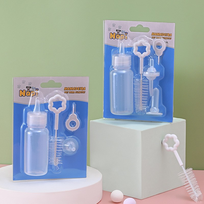 Pet Feeding Bottle Manufacturer - Silicone Nipple Cleaning Brush