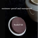 Ceramic Pet Urn Supplier - Ice Gray Waterproof Ash Holder