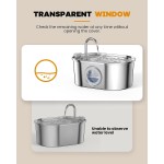 宠物喷泉供应商-3.2升304不锈钢