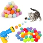 Cat Ball Launcher Manufacturer - Interactive 100 Pom poms