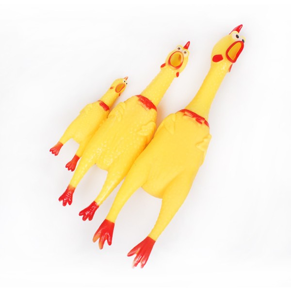 Dog Chew Toy Factory - Fun Yellow Chicken Sound