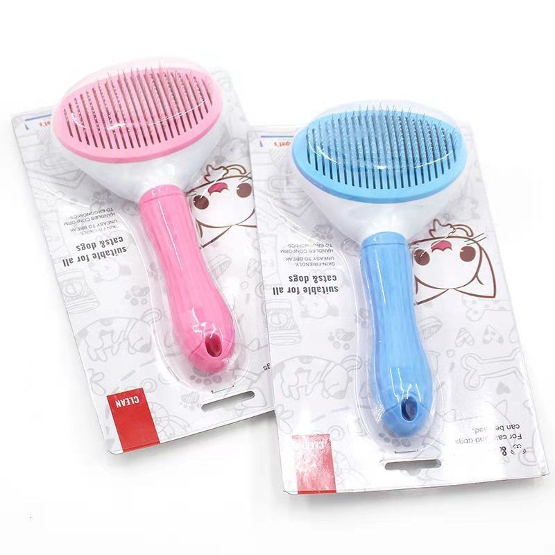 Pet Deshedding Brush Supplier - Skin Friendly Soft Handle