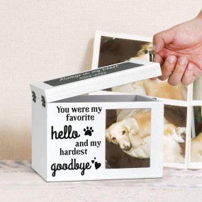 Wooden Pet Cremation Box Factory - Custom Memory Engraving