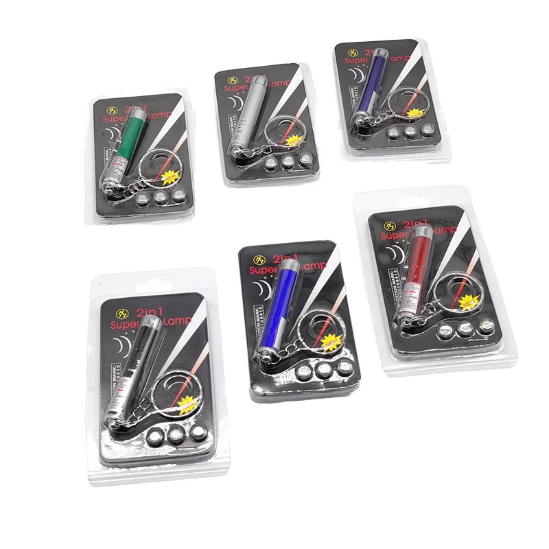 Laser Pointer for Cats Factory - 2 in 1 LED Keychain