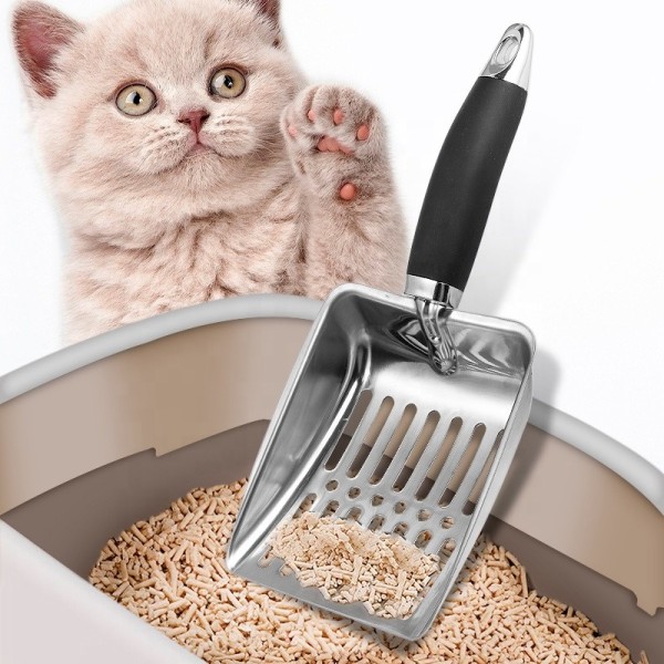 Cat Litter Scoop Factory - Stainless Steel Ergonomic Handle