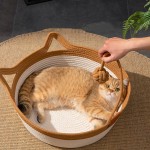 Cotton Rope Pet Bed Manufacturer - Handmade Woven Cat Ear