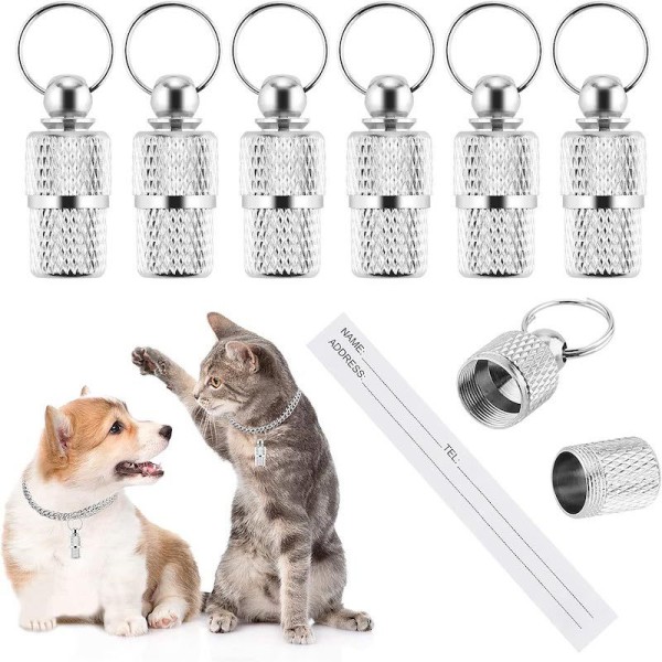 Copper Pet ID Tag Supplier - Durable Address Paper Insert