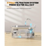 宠物喷泉供应商-3.2升304不锈钢