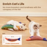 Catnip Fish Toy Manufacturer - Factory Price Organic Training