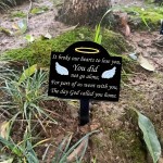 Memorial Garden Stake Supplier - Angel Wings Grave Marker