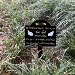 Memorial Garden Stake Supplier - Angel Wings Grave Marker