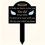 Memorial Garden Stake Supplier - Angel Wings Grave Marker