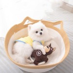 Cotton Rope Pet Bed Manufacturer - Handmade Woven Cat Ear