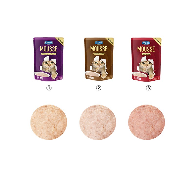 Cat Mousse Food Factory - Premium Chicken Tuna Pouch