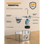 宠物喷泉供应商-3.2升304不锈钢