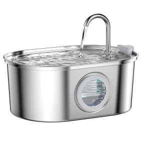 宠物喷泉供应商-3.2升304不锈钢