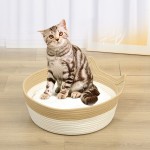 Cotton Rope Pet Bed Manufacturer - Handmade Woven Cat Ear