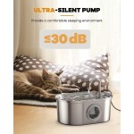 宠物喷泉供应商-3.2升304不锈钢