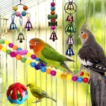 Bird Toy Set Factory - Colorful Swing Chewing Hanging