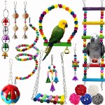 Bird Toy Set Factory - Colorful Swing Chewing Hanging