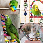 Bird Toy Set Factory - Colorful Swing Chewing Hanging