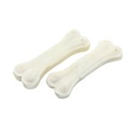 Twisted Chew Sticks Supplier - Cowhide Double Color Natural Twisted Rawhide Chew Sticks