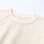 儿童运动衫供应商-厂家批发空白长袖圆领运动衫给2-12岁