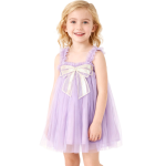 女童梦幻礼服供应商-厂家批发亮片蝴蝶结无袖柔软网纱芭蕾舞裙