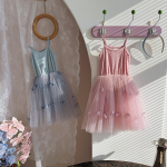 女婴夏季连衣裙厂家-专业OEM代工3D蝴蝶装扮连衣裙