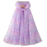 女童公主斗篷工厂-批量闪粉斗篷用于圣诞万圣节派对