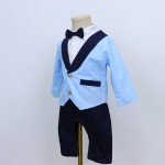 男婴服装套装供应商-厂家批发2件套连体衣和外套洗礼服装套装