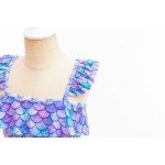 女童泳装套装供应商-厂家批发公主服装美人鱼泳装用于生日