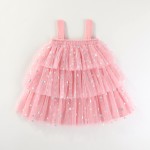 女童公主礼服供应商-厂家批发多层薄纱芭蕾舞裙夏季连衣裙