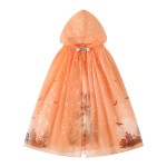 女童女巫服装供应商-厂家批发儿童派对邪恶巫师角色扮演斗篷