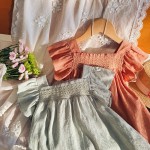 女童派对裙工厂-批量最新薄纱珍珠生日无袖连衣裙用于派对