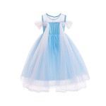 女童美人鱼裙厂家-专业OEM代工无袖鱼尾美人鱼角色扮演裙