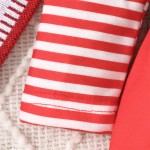 女婴连体衣工厂-厂家批发长袖棉质圣诞派对连体裤配帽子