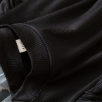 女童芭蕾舞裙厂家-专业OEM代工长袖棉质秋季黑色连衣裙