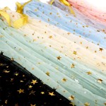 女童斗篷套装厂家-专业OEM代工2件套星星薄纱亮片斗篷配魔杖