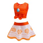 女童泳装工厂-可定制复古花卉印花比基尼用于海滩派对