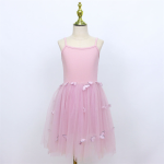 女婴夏季连衣裙厂家-专业OEM代工3D蝴蝶装扮连衣裙