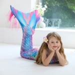 女童泳装厂家-专业OEM代工公主美人鱼尾海滩装给儿童