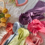 女童T恤工厂-批量糖果色喇叭短袖夏季衬衫给儿童