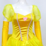 女童公主裙厂家-专业OEM代工长袖毛领艾莎派对梦幻裙