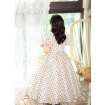 女童连衣裙套装工厂-批量儿童时尚娃娃领衬衫配背心印花套装