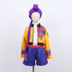 女童公主裙工厂-批量高品质奥罗拉粉色角色扮演派对裙