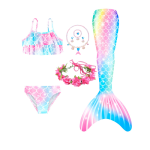 女童美人鱼泳装供应商-厂家批发美人鱼尾泳装用于夏季假期